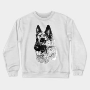 Cute German Shepherd! Crewneck Sweatshirt